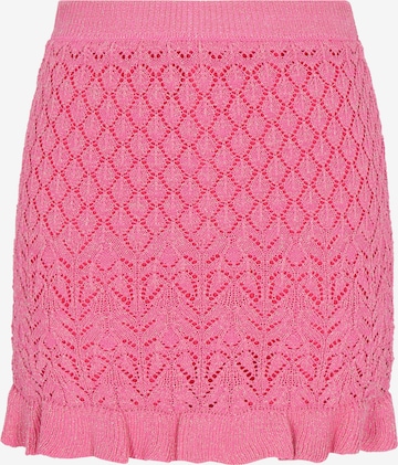 Jupe faina en rose : devant