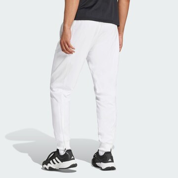 ADIDAS PERFORMANCE Tapered Sporthose 'Walk-On' in Weiß