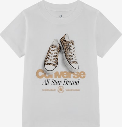 CONVERSE T-Shirt 'SNEAKER' en 122-128 en beige / marron / noir / blanc, Vue avec produit