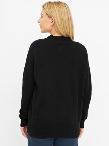 BENCH Pullover in Schwarz