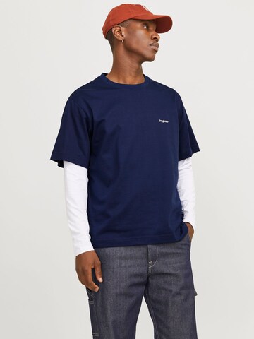 JACK & JONES Shirt in Blue: front