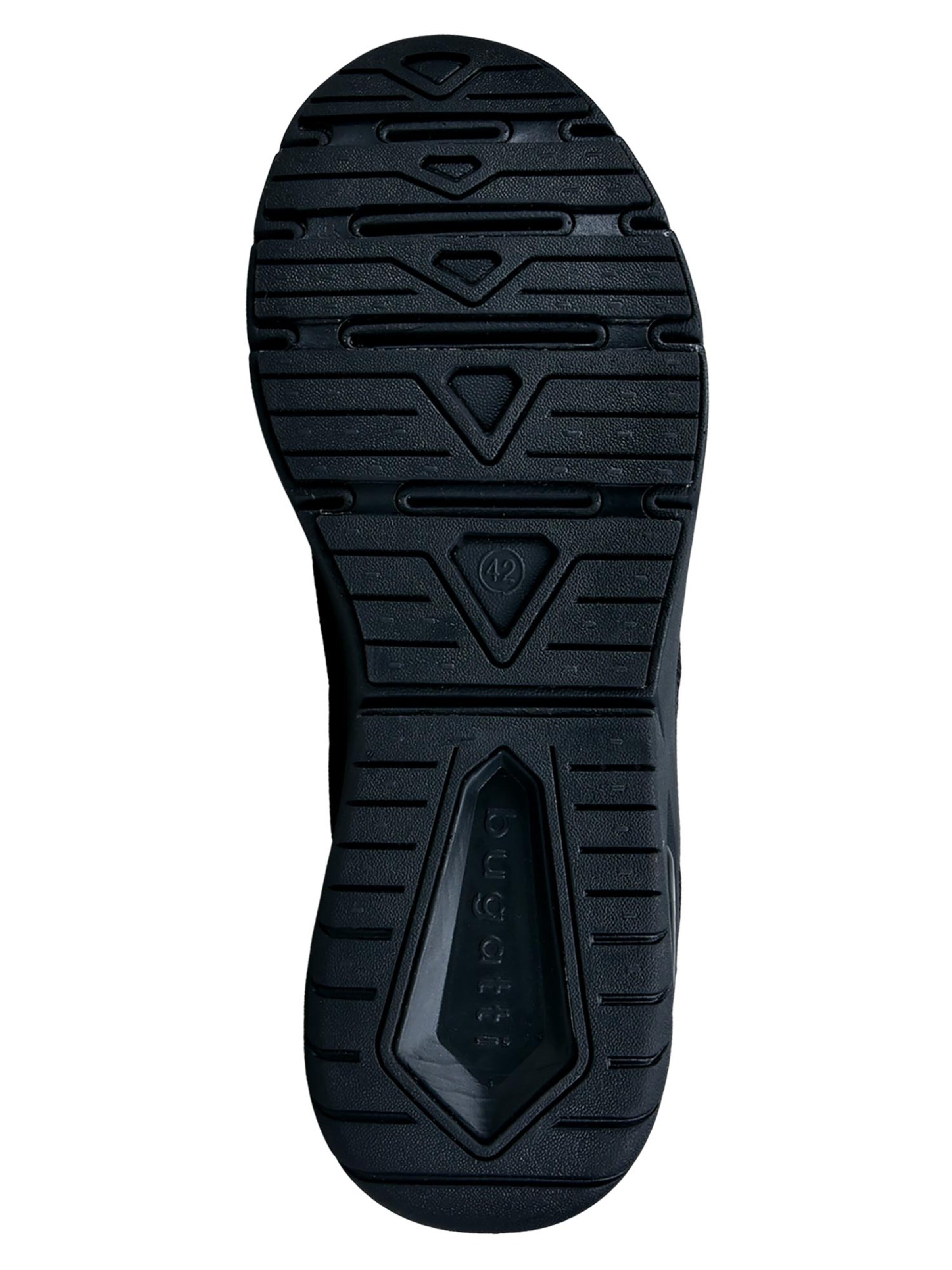 bugatti Sneakers laag 'Basic' in Zwart