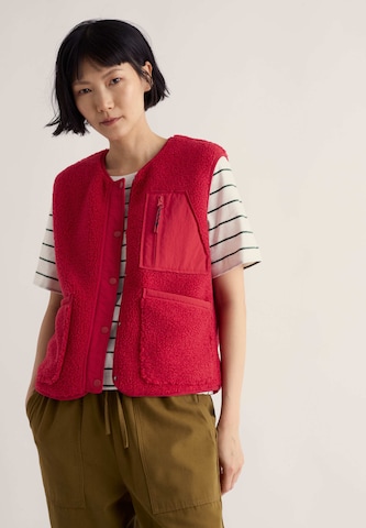 Gilet 'Penpol' di Seasalt Cornwall in rosso: frontale