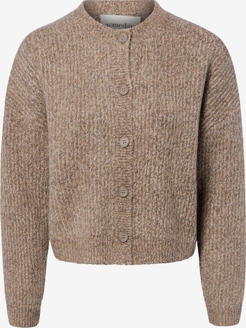Someday Strickjacke ' Timaya ' in Beige: Vorderseite
