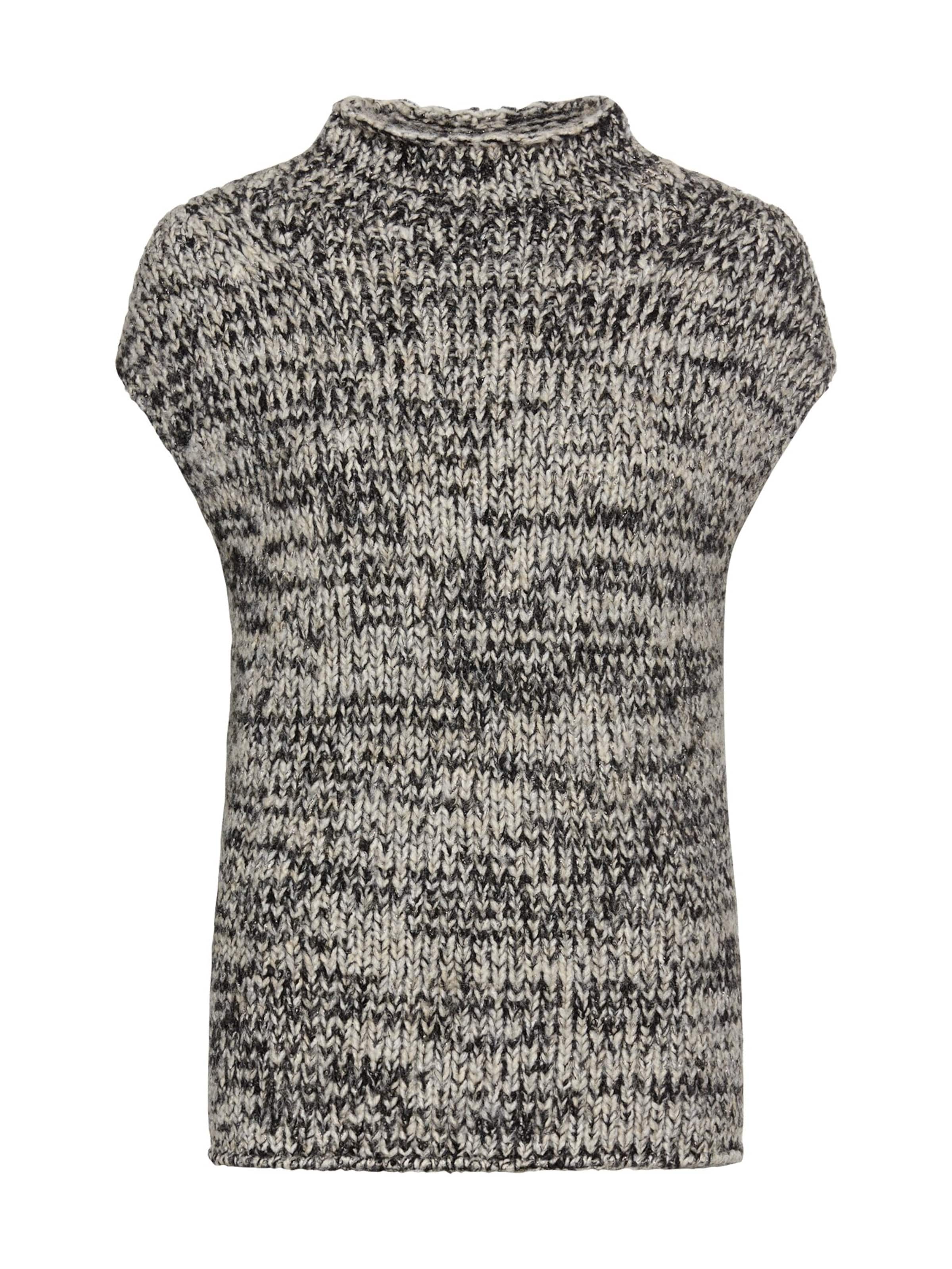 CAMEL ACTIVE Strickpullunder mit Stehkragen in Grau: Vorderseite