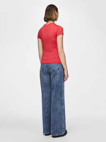 PIECES Shirt 'PCFylla' in Red