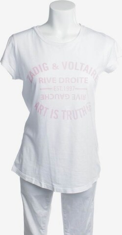 Zadig & Voltaire Shirt M in Weiß: predná strana