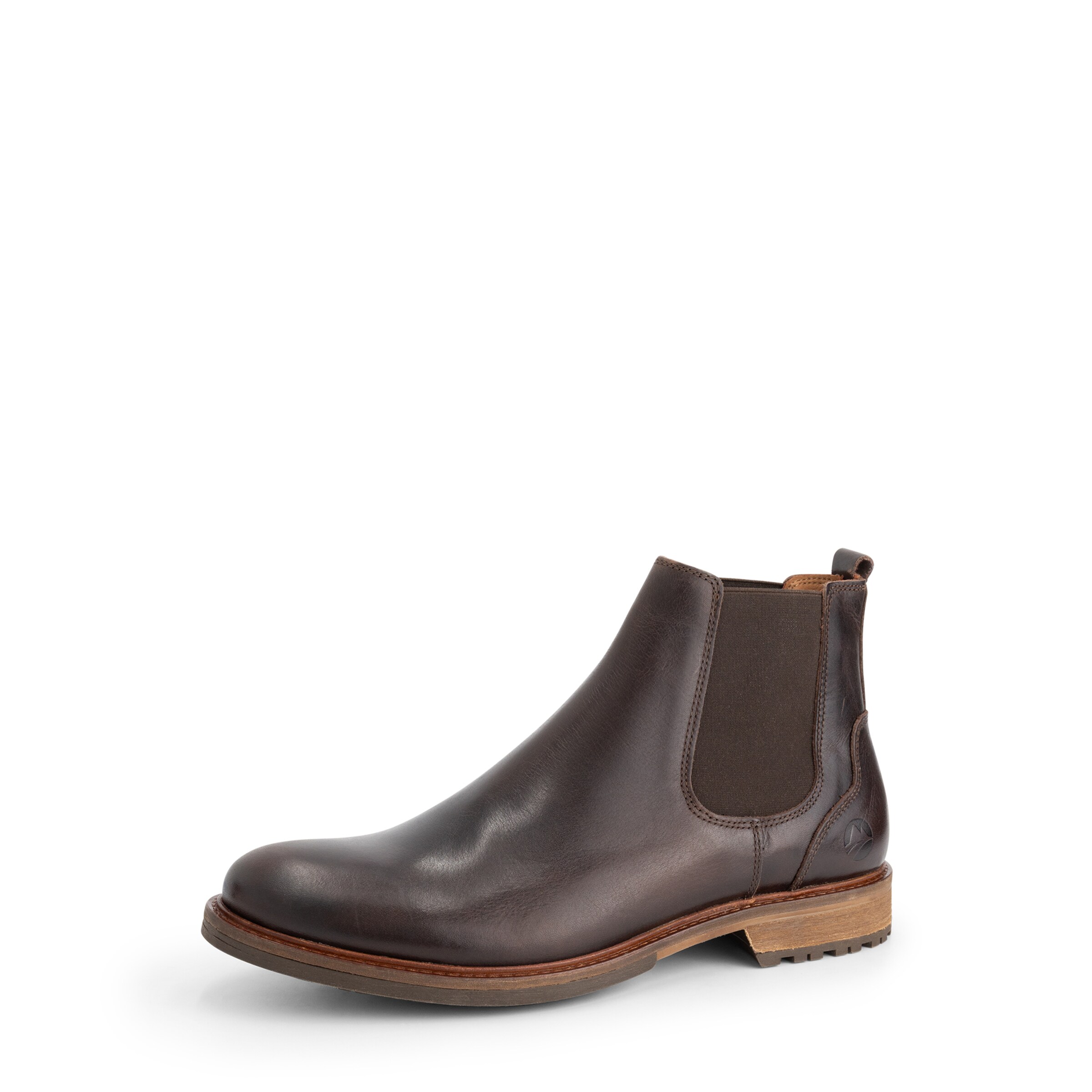 Travelin Chelsea Boots 'Winslow' i brun: forside