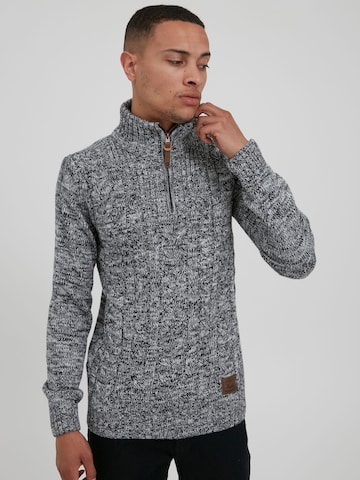 !Solid Strickpullover 'Pankraz' in Blau