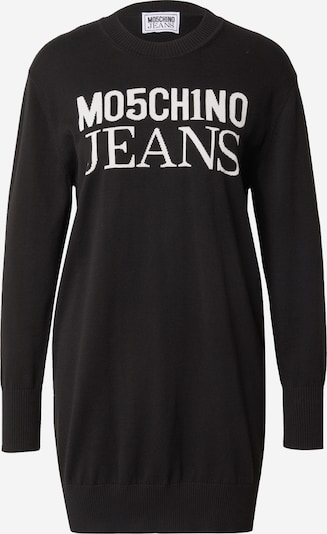 Moschino Jeans Pletena haljina u crna / bijela, Pregled proizvoda