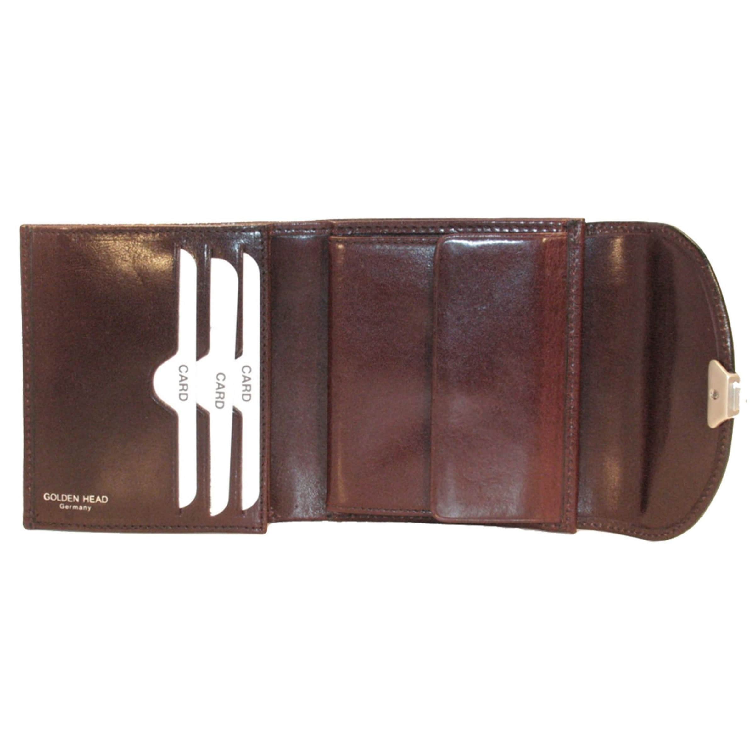 Portamonete di GOLDEN HEAD in marrone