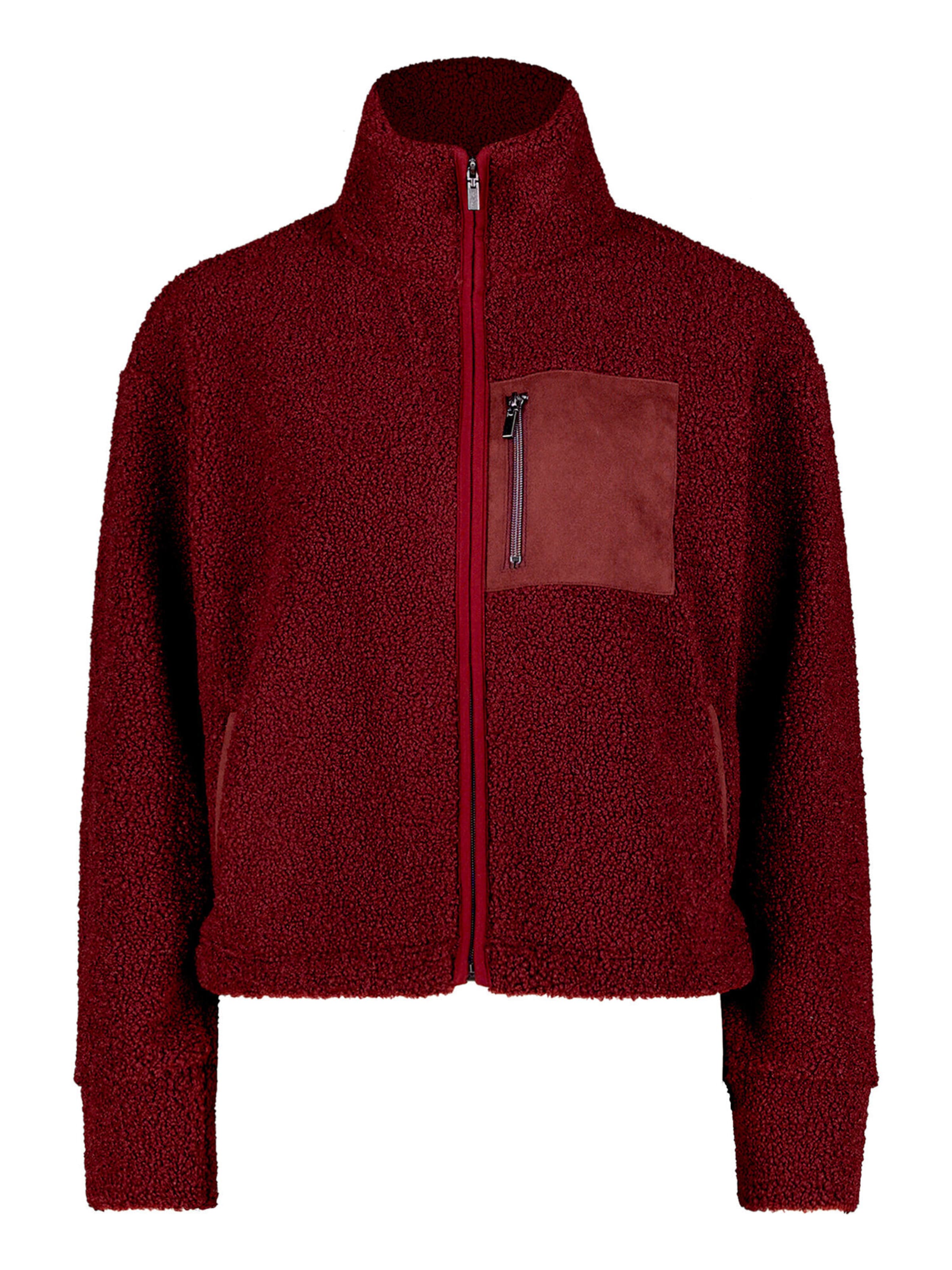 Veste en polaire Betty & Co en marron : devant