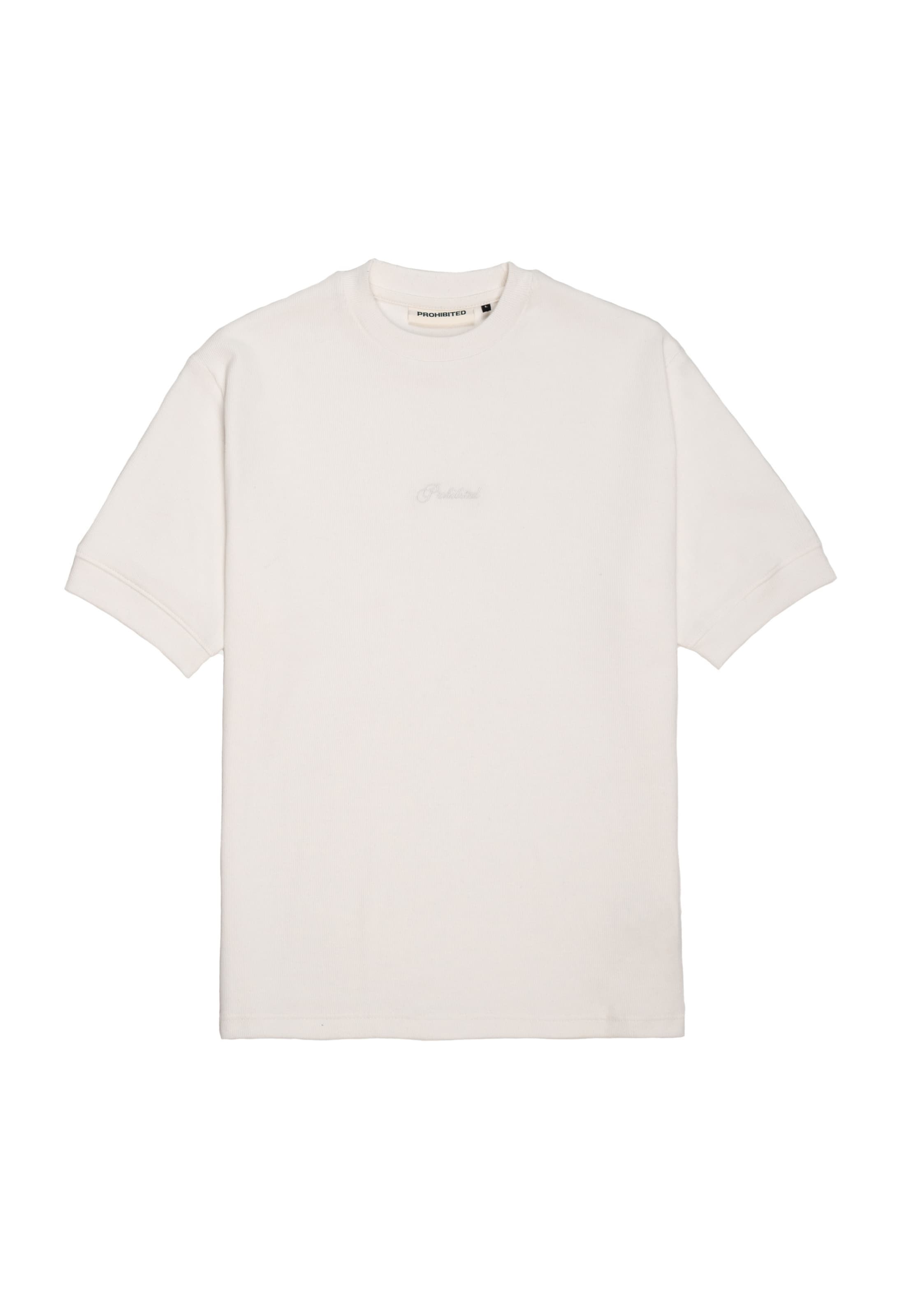 Prohibited - Camisa em branco: frente