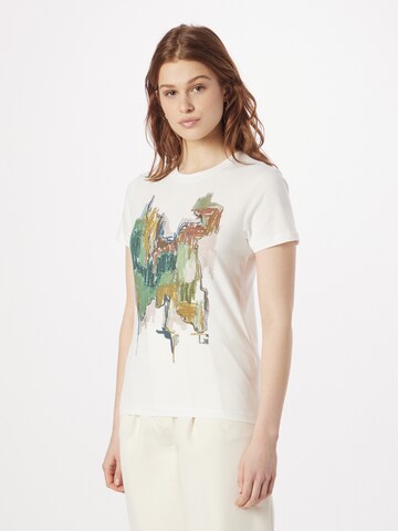 SOAKED IN LUXURY - Camiseta 'Katarina' en blanco: frente