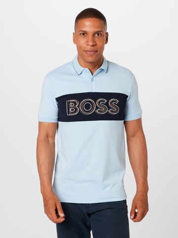 BOSS Green - Camiseta 'Pavel' en azul: frente