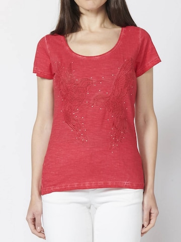 T-shirt KOROSHI en rouge