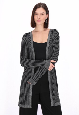 usha BLACK LABEL - Casaco de malha 'Classic' em preto: frente