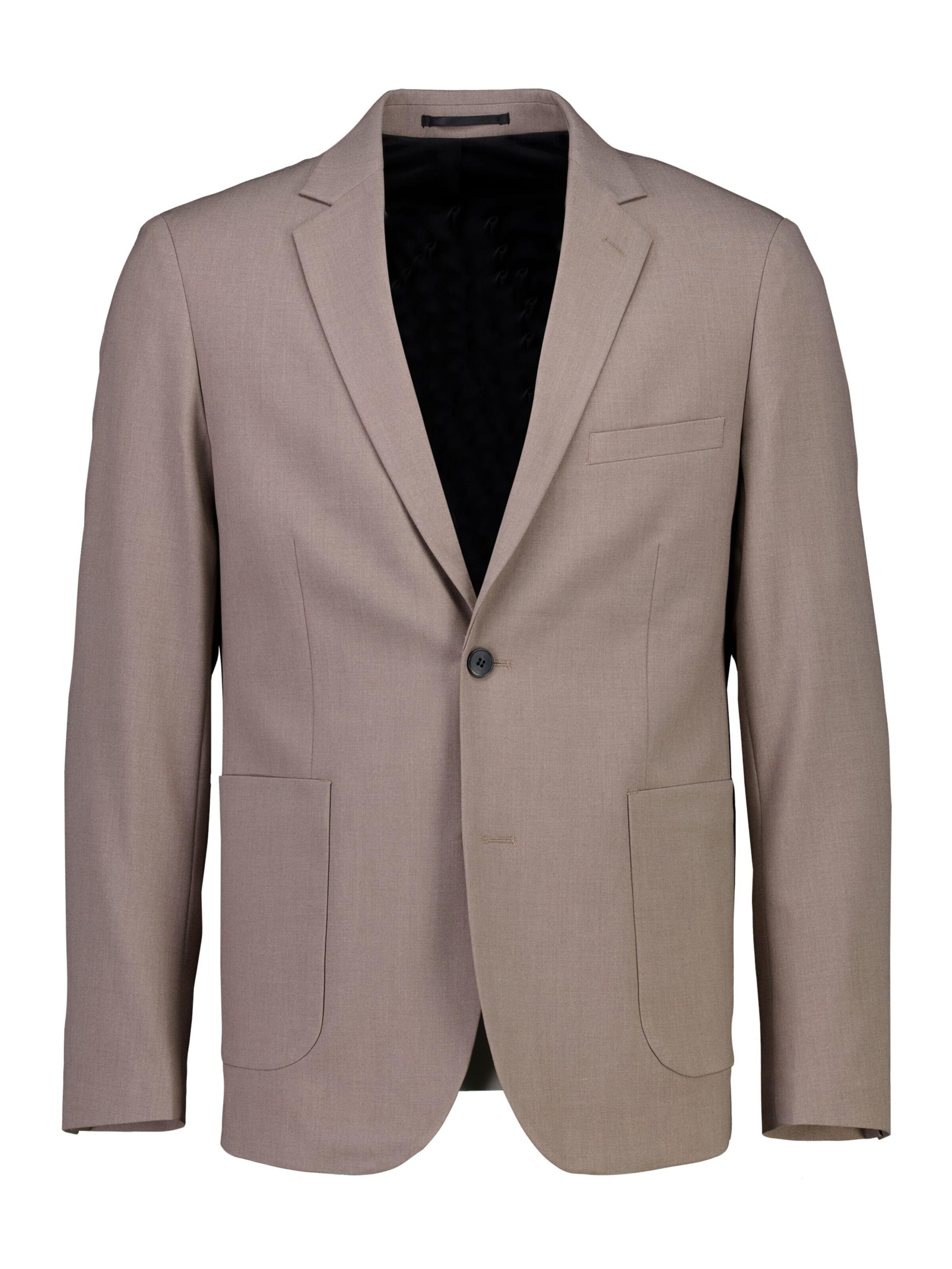 Coupe regular Veste de costume Lindbergh en beige : devant