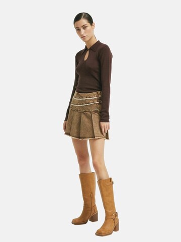 Résumé Sukně 'Calliope' – hnědá