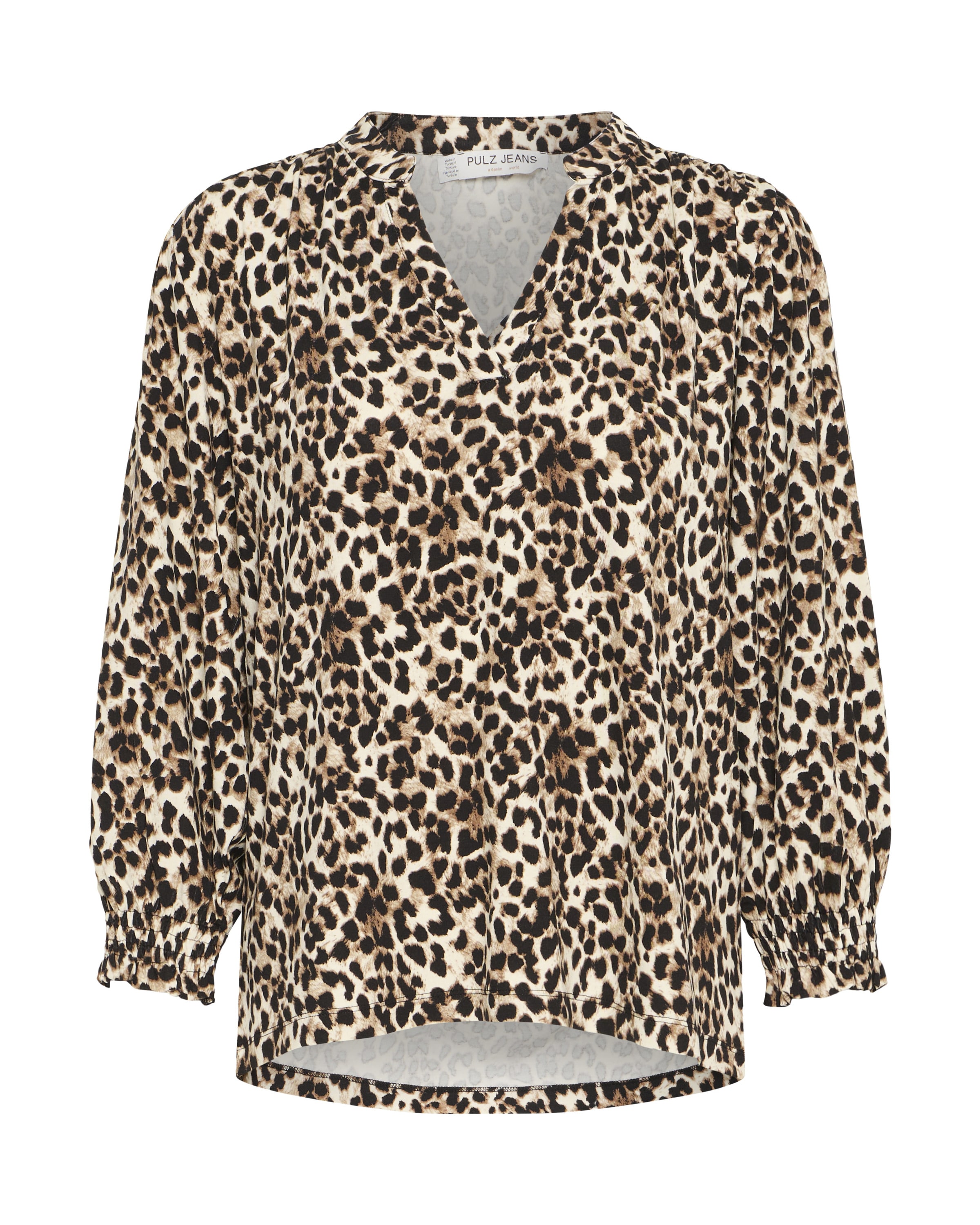 Pulz Bluse 'PZCHARLOTTE' i beige: forside