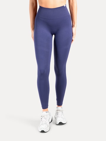 Skinny Leggings Smilodox en bleu : devant