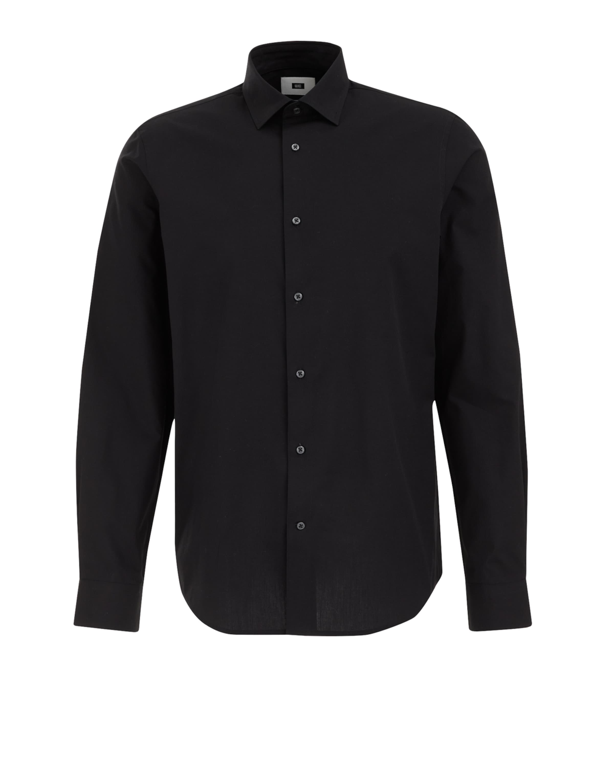 WE Fashion Regular fit Ing - fekete: elől