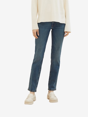 Regular Jeans 'Alexa' de la TOM TAILOR pe albastru: față
