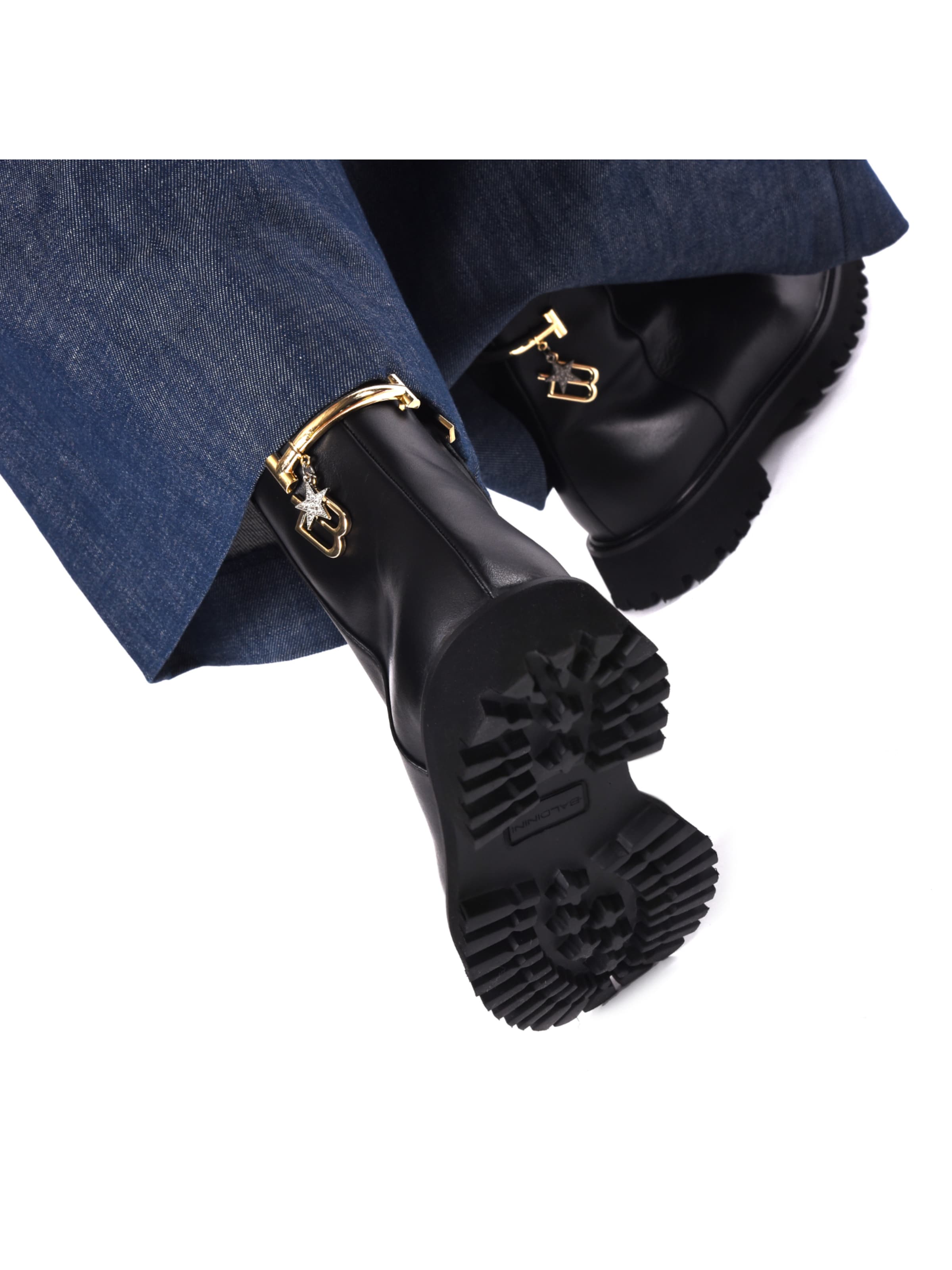 BALDININI Chelsea boots in Zwart