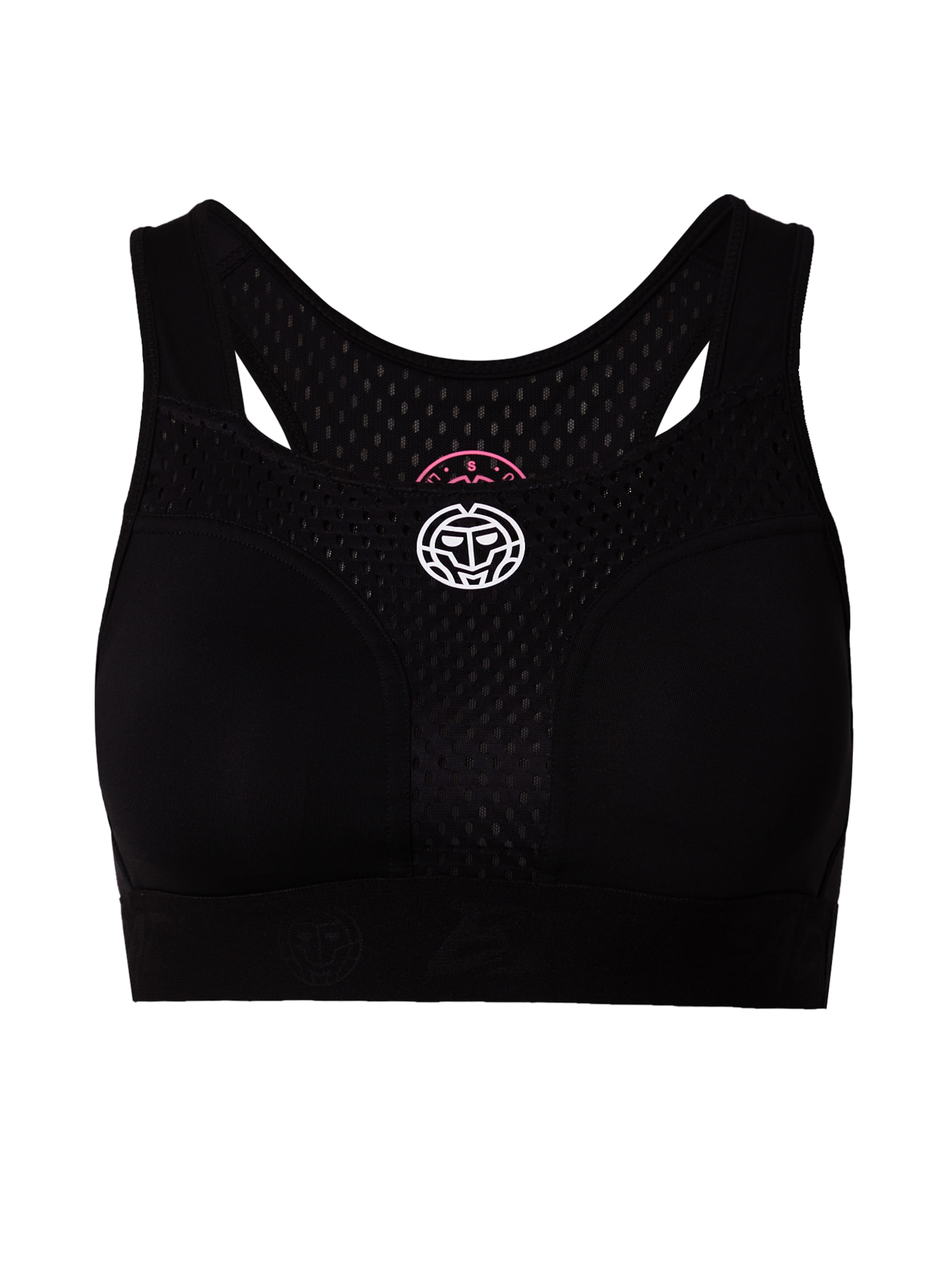 BIDI BADU Korzetová Sportovní podprsenka – černá: přední strana