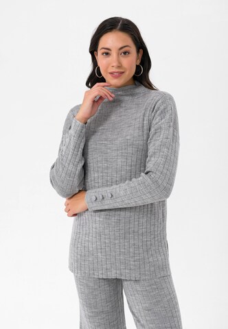 Pullover di Jimmy Sanders in grigio: frontale