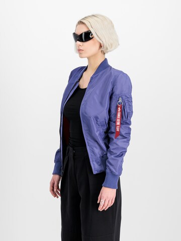 ALPHA INDUSTRIES Демисезонная куртка 'MA-1 TT' в Лиловый: спереди