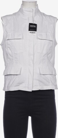 COMMA Vest in L in White: front