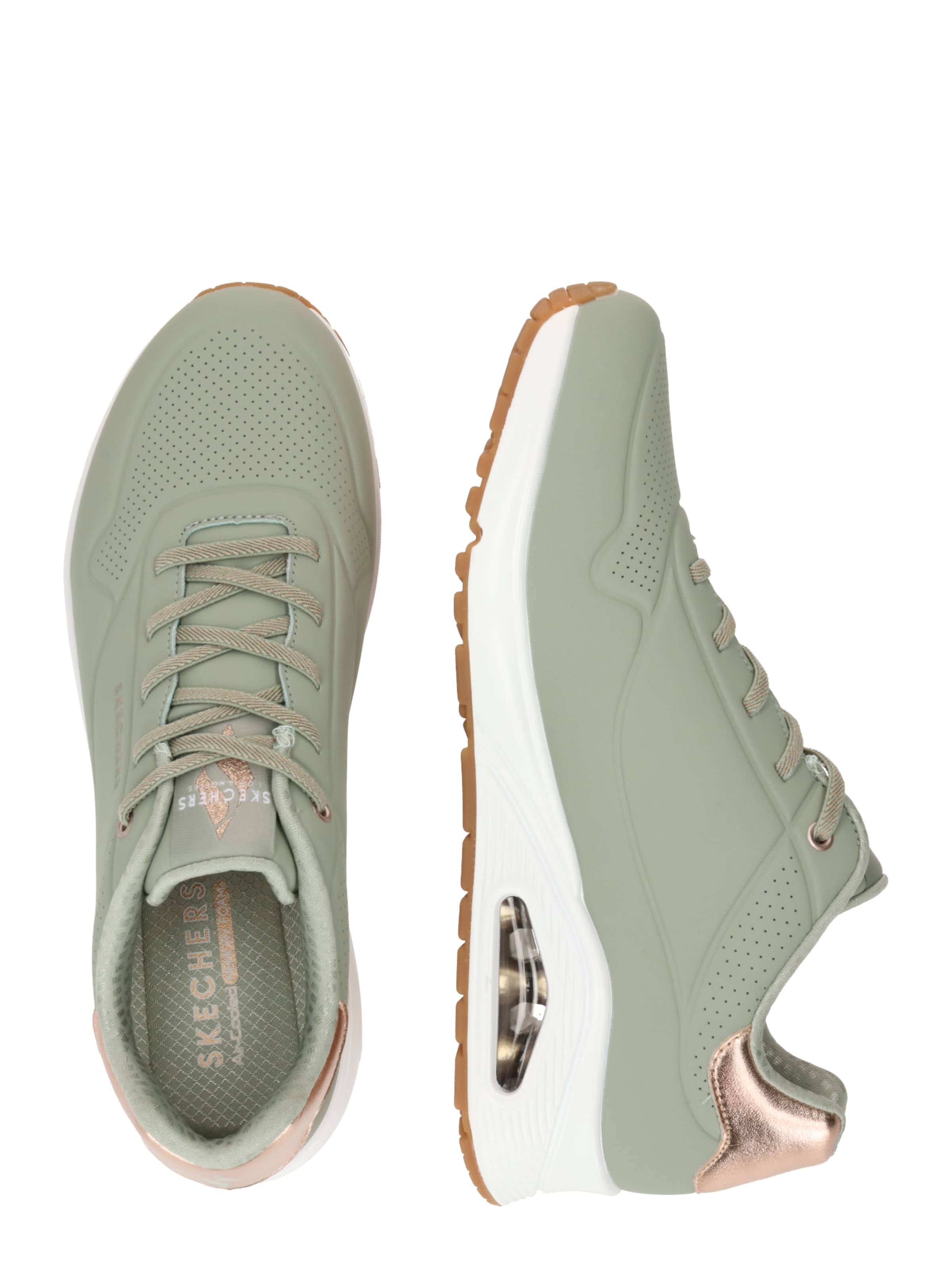 SKECHERS Σνίκερ χαμηλό 'Uno' σε πράσινο