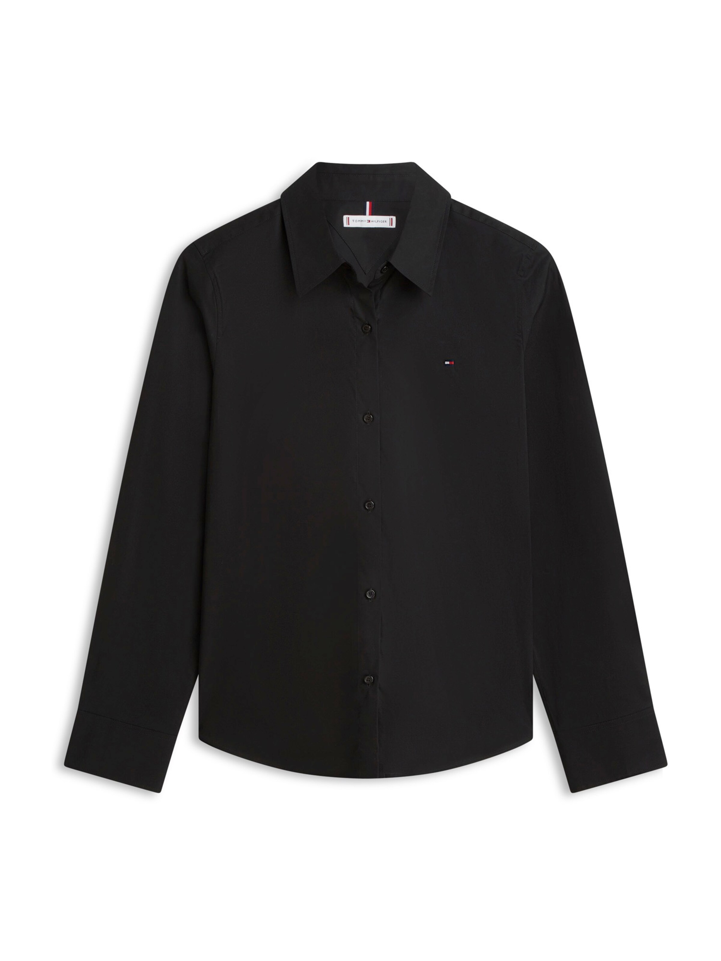 Bluză 'ESS' de la TOMMY HILFIGER pe negru: față