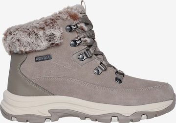 SKECHERS Schnürstiefelette 'Trego - Snow worries' in Grau: Vorderseite