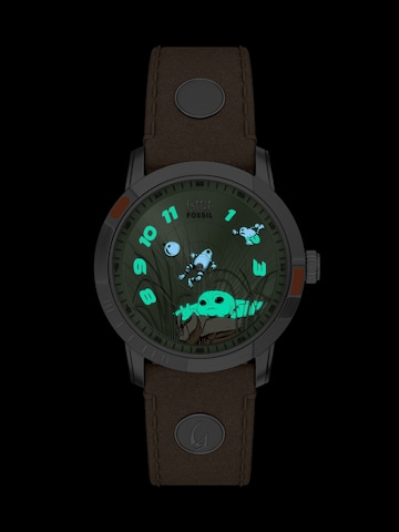 FOSSIL Analog klocka 'NEUTRA GROGU' i brun
