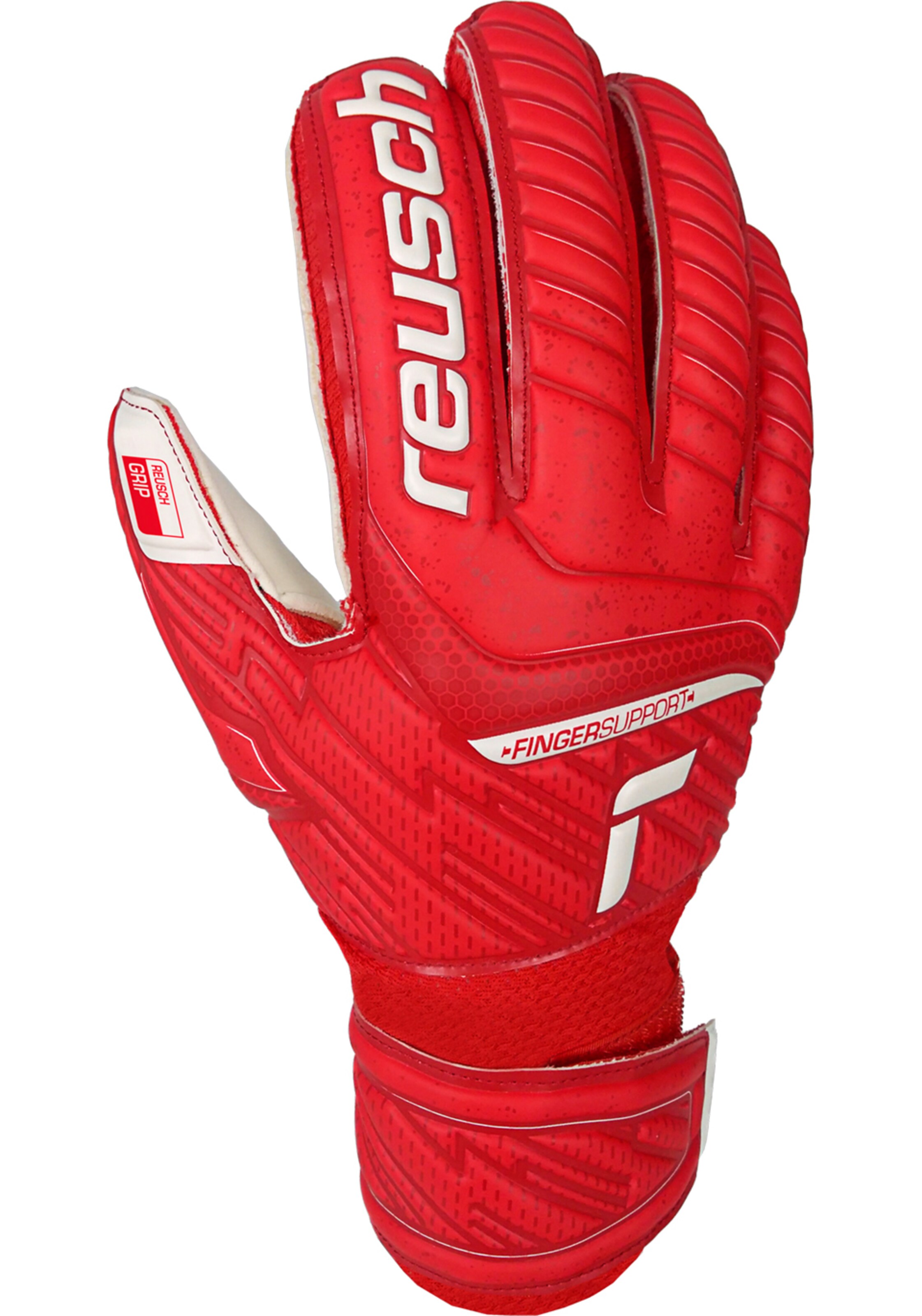 REUSCH Sporthandschoenen 'Attrakt Grip Finger Support' in Rood