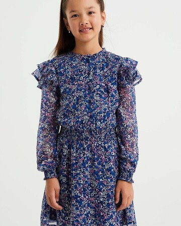 Rochie de la WE Fashion pe albastru: față