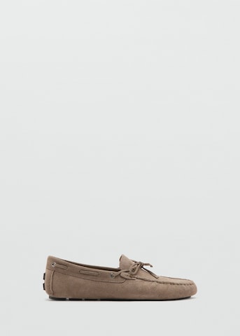 MANGO MAN Moccasins 'Driver' in Beige