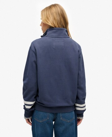 Superdry Sweatshirt 'Athletic Essentials' in Blauw