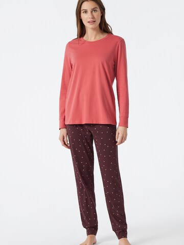 SCHIESSER Pajama 'Essentials' in Pink