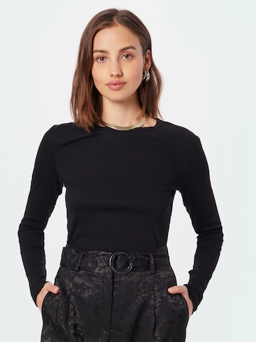 Gina Tricot - Camisa em preto: frente