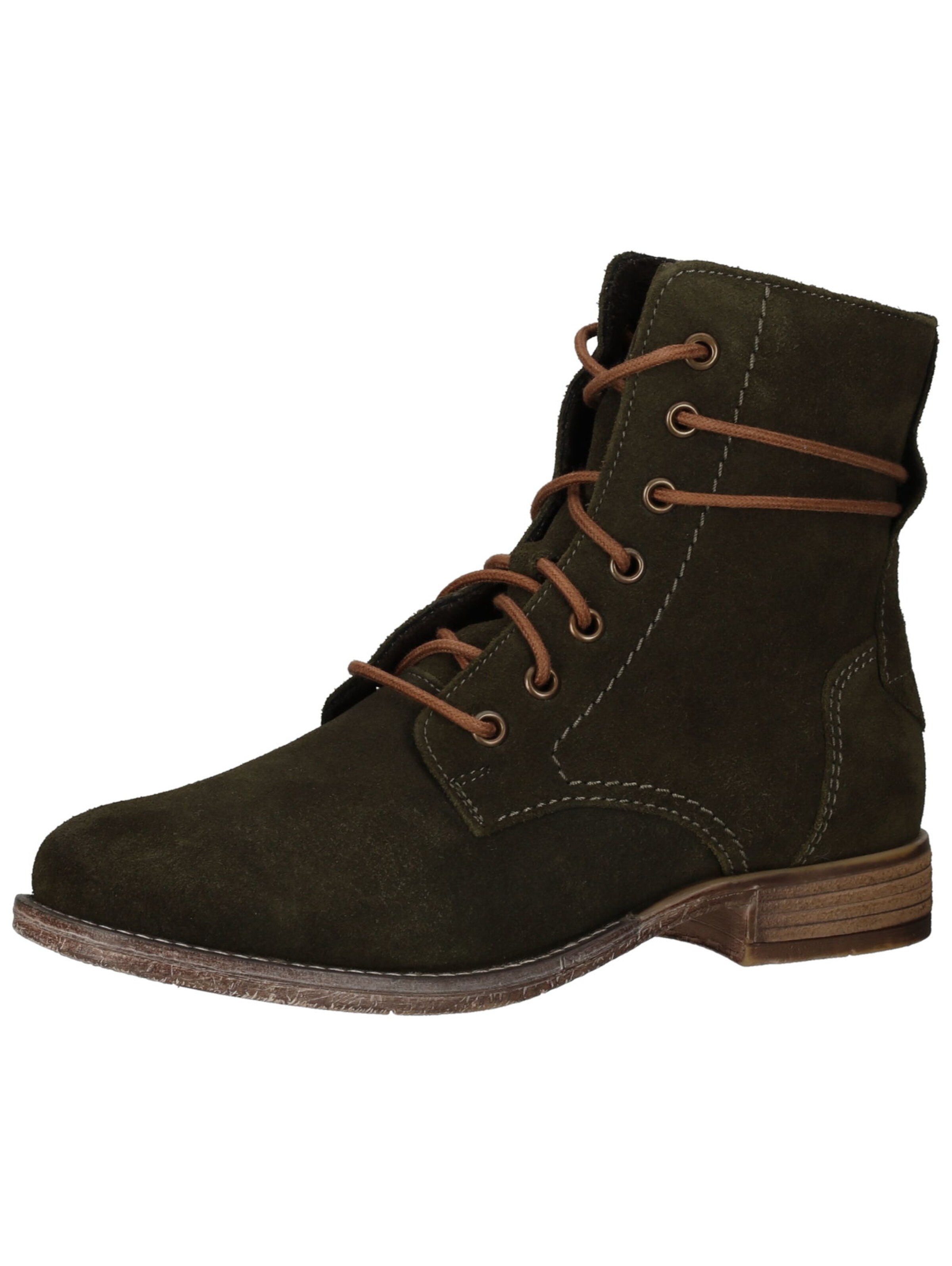 Josef Seibel DAMES Veterlaarsjes Sienna 70, Vrouwen Enkellaarzen,Schoenbreedte G (Normaal),verwisselbaar voetbed,rood (carmin),39 EU / 6 UK
