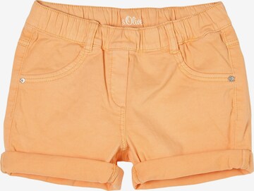 s.Oliver Regular Pants in Orange: front