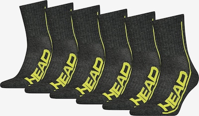 HEAD Athletic Socks in Yellow / Anthracite, Item view