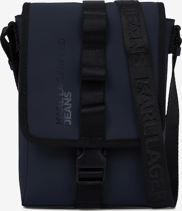 KARL LAGERFELD JEANS Crossbody bag in Blue: front