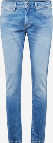 Pepe Jeans - Calças de ganga 'FINSBURY' em azul: frente