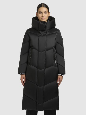 Manteau d’hiver 'MANELIA' khujo en noir : devant