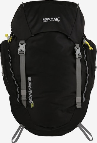 REGATTA Sports Backpack 'Survivor' in Black: front