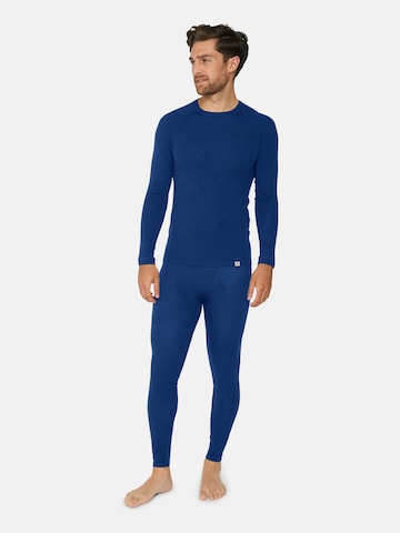 DANISH ENDURANCE Lange onderbroek 'Merino' in Blauw